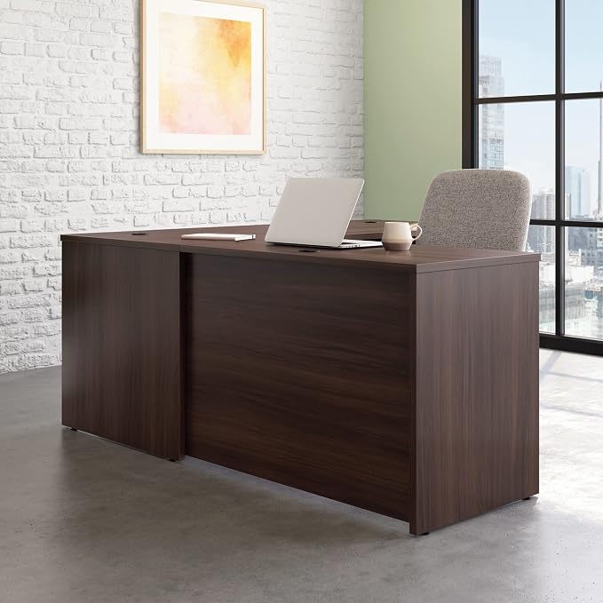 OfficeWorks by Sauder Affirm 42'' Commercial Return for Executive Desk, L: 23.47'' x W: 45.16'' x H: 29.29'', Noble Elm