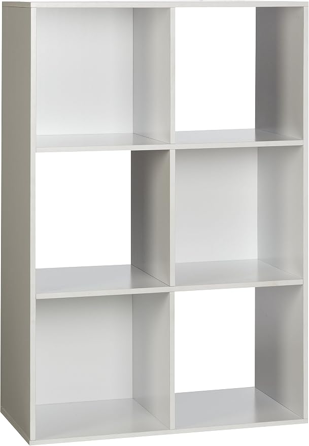 OneSpace 6-Cube Organizer, White - 50-61201