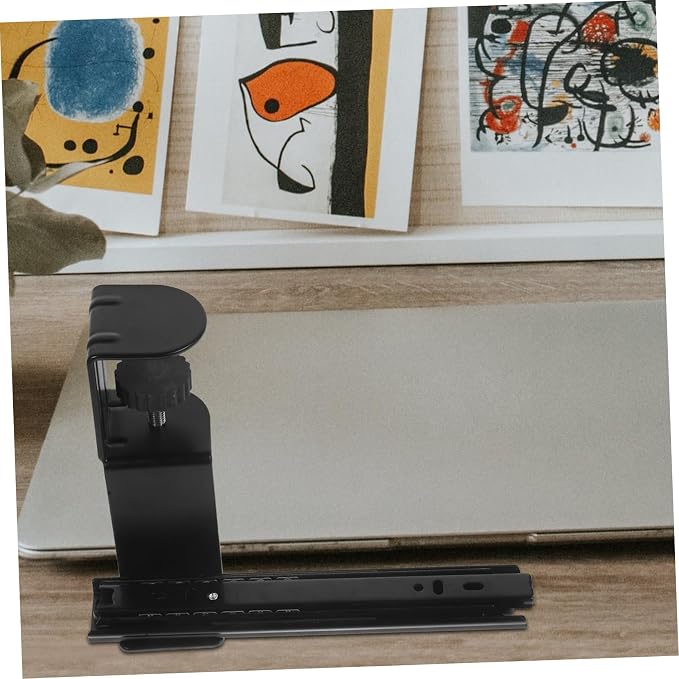 Angoily 2sets Table Extension Bracket Desk Keyboard Tray Desk Extender Support Keyboard Stand for