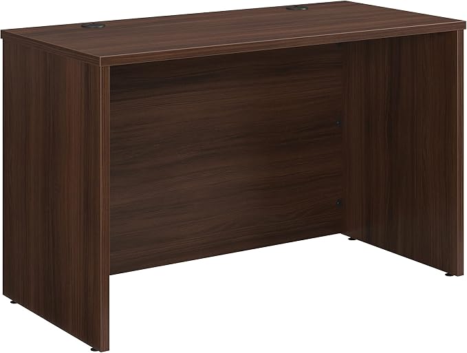 Sauder OfficeWorks Affirm 48x24 Desk Shell/cred/Return, Noble Elm Finish