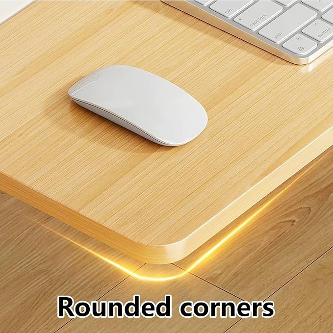 Desk-side Extension Arm with Support Tray,Drill-free Clamp-on Desk Extension Tray,Ergonomic Armrest with 90° Folding Design,Suitable for Dorms and Office Desks.(Walnut,80x25cm/31.5x9.8in)