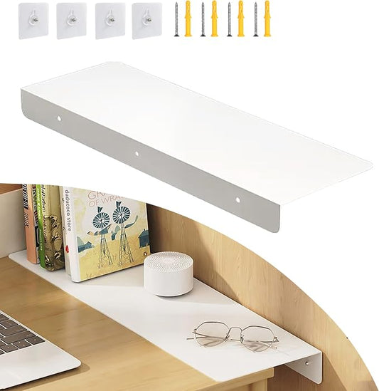 Metal Kitchen Refrigerator Gap Partition Countertop Gap Extension Board, Refrigerator Side Partition, Gap Covers Between Countertop And Walls, No Drill (White, 23.62 * 7.87inch)