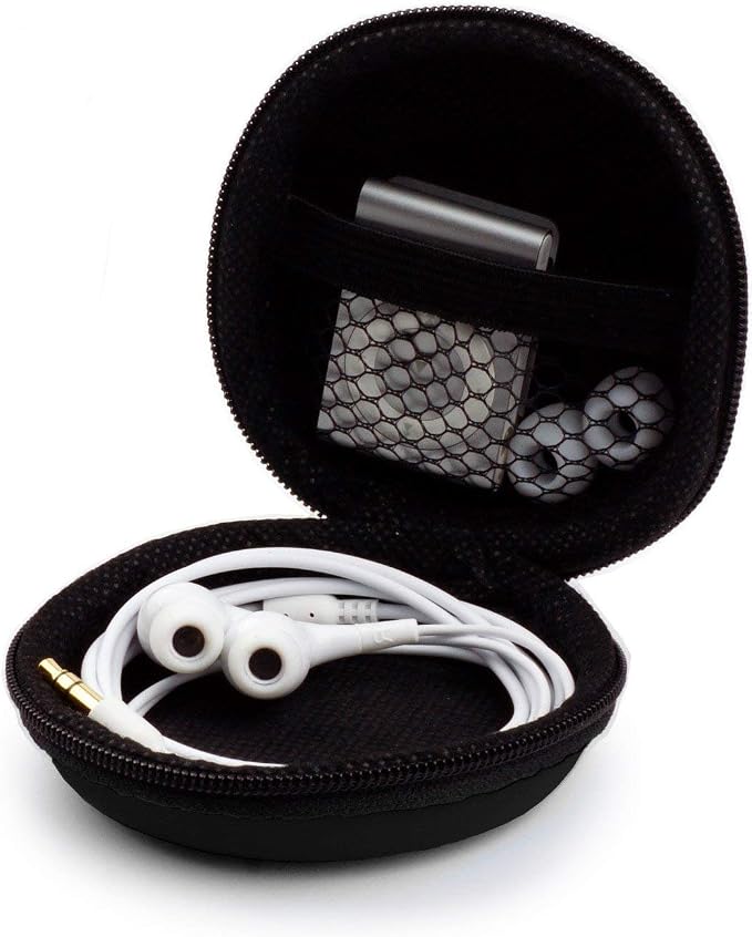 Earphone Case MAS CARNEY Headphone Earbud Hard Protective Carrying Case Bag