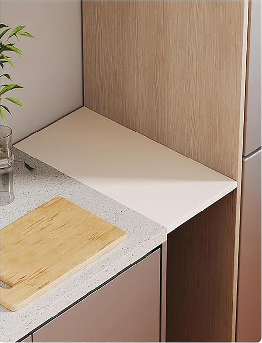 Desktop Extended Stora Rack, Side Widening Extension Board, Woodern Countertop Filling Panel, Ran Gap Cover for Small Place, for Office, Study, Kitchen (Size_Name 40x50cm/15.8x23.6in)