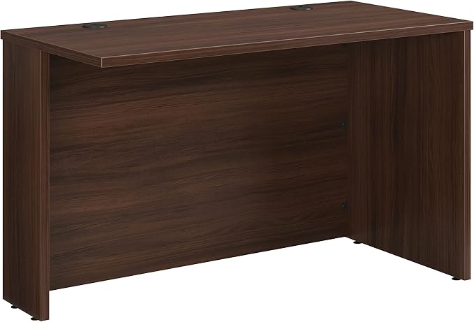 Sauder OfficeWorks Affirm 48x24 Desk Shell/cred/Return, Noble Elm Finish