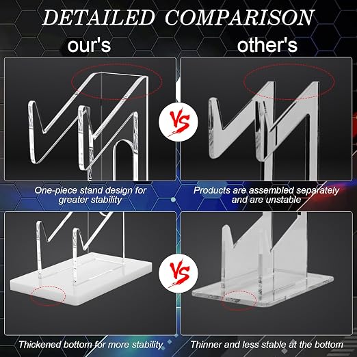 FYY Game Controller Holder 2 Tiers - Universal Dual Controller Stand with Headphone Holder, Acrylic White Display Stand Compatible with Nintendo Switch Xbox PS5 PS4, Desk Mount