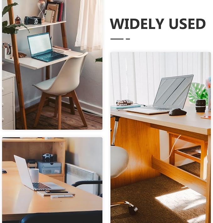 Ipetboom 2 Sets Adjustable Desk Extender Bracket Arms with Sliding Rails, Foldable Keyboard Support Shelf for Office Desk Extension and Workspace Organization