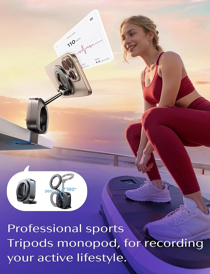 LISEN Airplane Travel Essentials for Women Men Magnetic Phone Holder for Desk Phone Mount Vacation Essentials 2026 MagSafe Travel Size Accessories Flying Long Flight Airplane Gadgets Gifts for Men