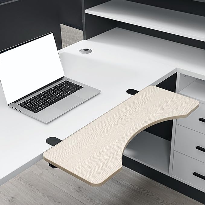 Desktop Extension Board Foldable Desk Extender Versatile Desk Tray for Home & Office Expandable Workspace Solution Office (Style B 75x25 CM)