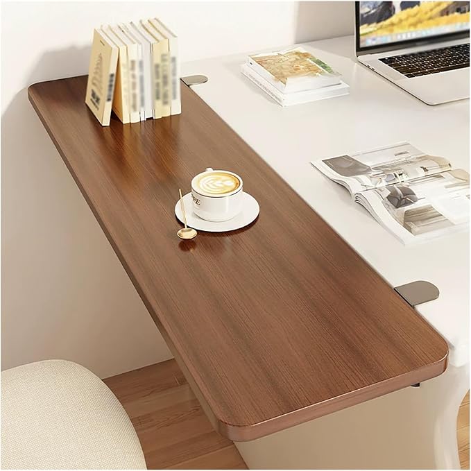 Clamp On Desk Extender, 90 Degree Foldable Desktop Extension Board, Ergonomic Keyboard Tray Extender for Office Desk, Dining Table, Window Sill & Bookshelf Space Saving Color1 20x80cm (7.9inx31.5in)