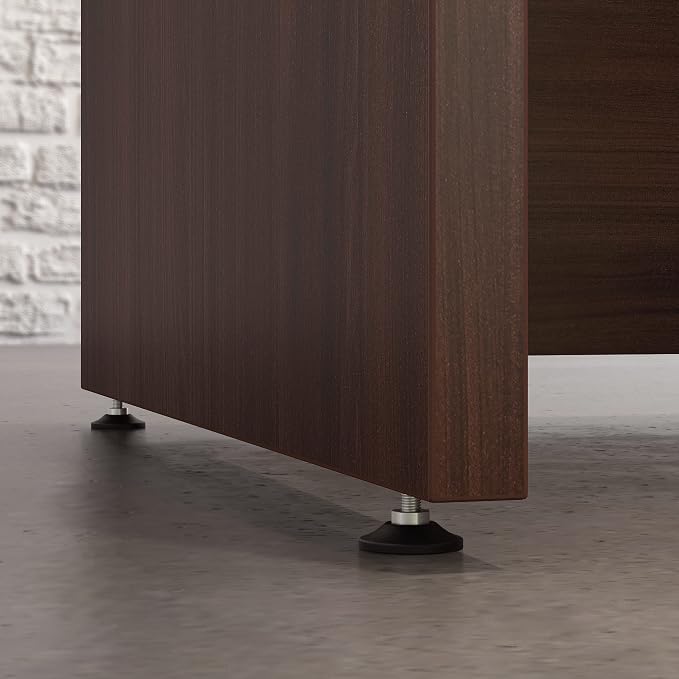 OfficeWorks by Sauder Affirm 42'' Commercial Return for Executive Desk, L: 23.47'' x W: 45.16'' x H: 29.29'', Noble Elm