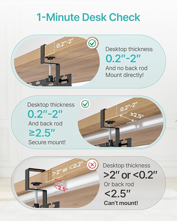PEGZONE Under Desk Cable Management Tray, 30.2" Vertical Pegboard Organizer for Power Strip & Cords, with Hooks, Trays & Straps, No-Drill C-Clamp for Home Office, Black