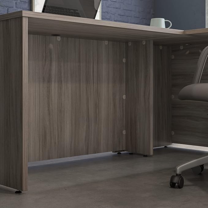 OfficeWorks by Sauder Affirm 45'' Commercial Return for Executive Desk, Hudson Elm