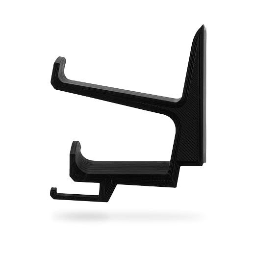 The STORIO - Gamepad Controller & Headphone Hanger Holder Stand - Designed for XBOX ONE, PS4, PS3, PS5, Dualshock, Switch, PC, Steelseries, Steam & More, Black by Brainwavz