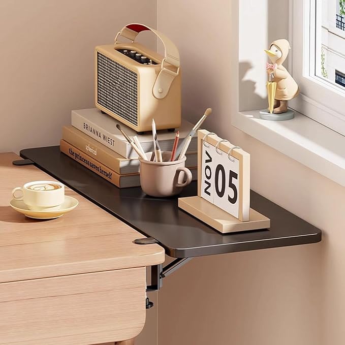 Adjustable Desk Extender Tray - 20 x 7.8 Inch Ergonomic Table Extension for Laptop, Keyboard & Mouse | Clamp-On Desk Shelf for Home Office, Study & Workstation.