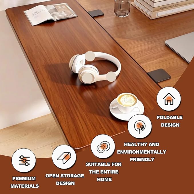Ergonomics Desk Extender Tray, Foldable Keyboard Extender Tray Clamp On | Large Size Foldable Keyboard Extender, Computer Keyborad Tray, Desk Extension Board Armrest Support for Home and Office