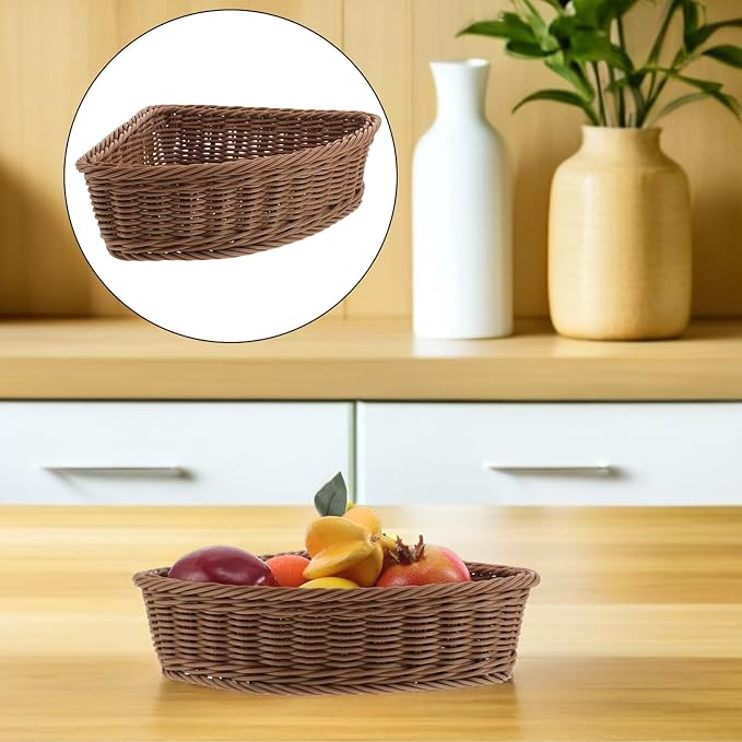 2pcs Triangular Storage Baskets Wedge Corner Cabinet Turntable Shelf Storage Organizer For Kitchen Pantry Items Bathroom Coffee