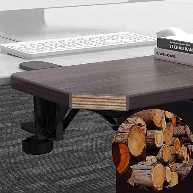 Computer Desk Extender, Foldable Desk Extension Shelf Desk Extension Tabletop for Any ...(Color:A,Size:64 * 24cm)