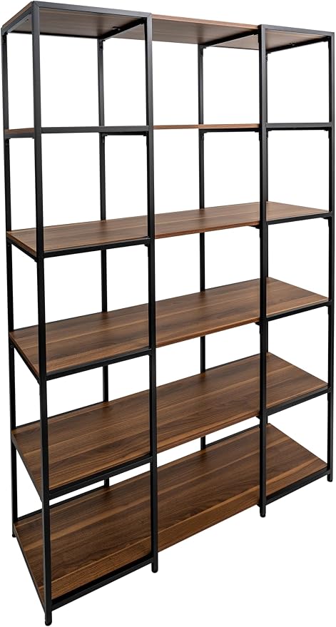 CB Home Square Narrow 6-Tier Shelving - Modular Shelving System Customizable with 30+ Free Combinations- Contract Grade Quality