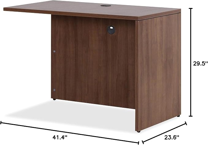 Lorell Essentials Series Walnut Return Shell