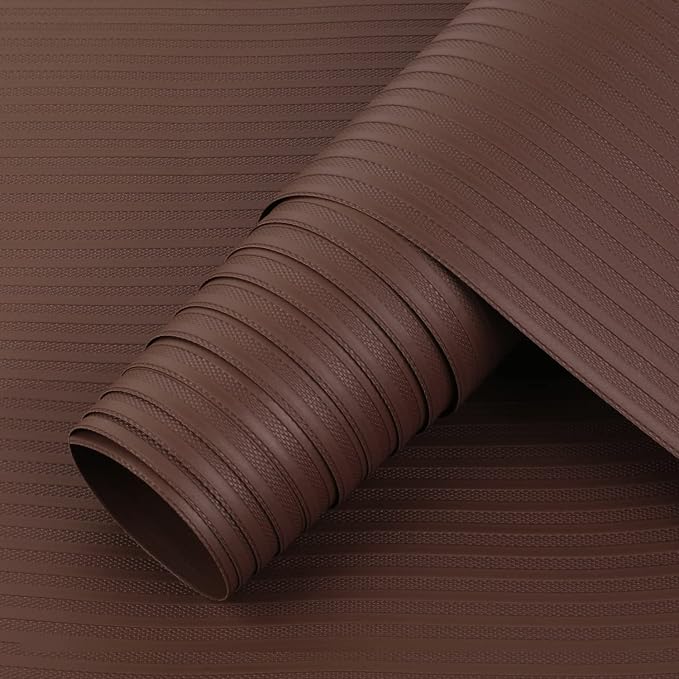 Shelf Liner Cabinet Liners for Kitchen, Non Adhesive Drawer Liner, Durable Washable Waterproof Fridge Refrigerator Mat Pantry Shelf Protector Liner for Shelves, Cupboard, Coffee 11.8 x 157.5 inches