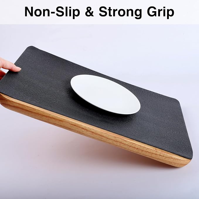 PABUSIOR Under Sinks Cabinet Liner: 5MM Thick Foam Kitchen Shelf Liners 22" x 82.7 Inch - Black Strong Grip Non-Slip Easy to Cut Large Tool Box Drawer Mat for Garage Shelving