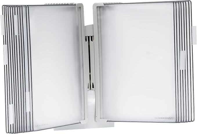 DJOIS by Tarifold Desktop Unit Extension for Modular Reference System - 10 Double-Sided Pockets - Letter-Size (TE271)