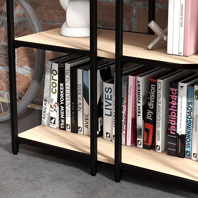 CB Home Square Ladder Shape Shelving - Modular Shelving System Customizable with 30+ Free Combinations- Contract Grade Quality