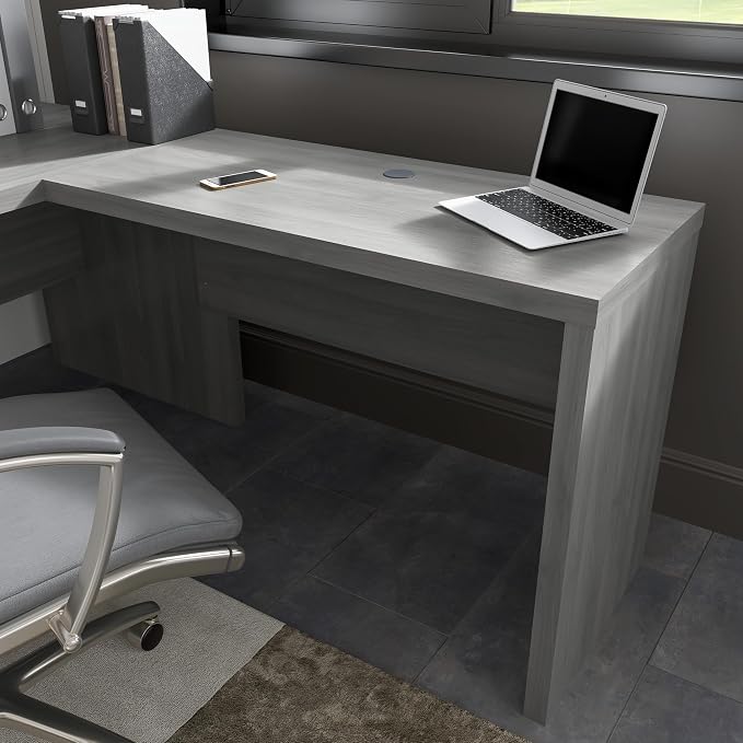 Bush Business Furniture Echo Desk Return/Bridge, Modern Gray