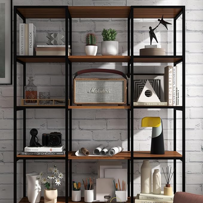 CB Home Square Narrow 6-Tier Shelving - Modular Shelving System Customizable with 30+ Free Combinations- Contract Grade Quality