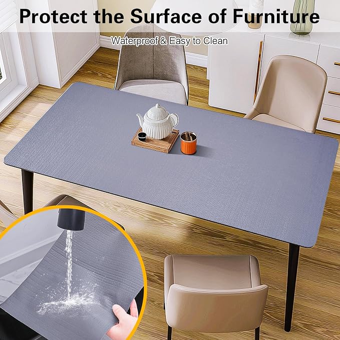 Drawer and Shelf Liner for Kitchen Cabinet,Non-Adhesive Cabinet Liner 24in x 20FT,Waterproof Shelf Paper Non-Slip Mats Cupboard Liners Contact Protect Dresser/Shelves/Table-Grey