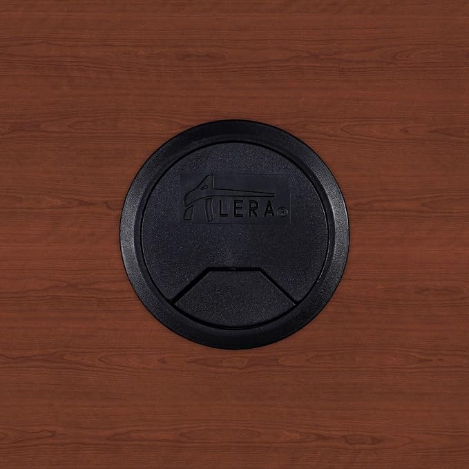 Alera ALEVA354824MC Valencia Series 47-1/4 in. x 23-5/8 in. x 29-1/2 in. Reversible Return/Bridge Shell - Cherry