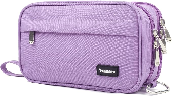 Pencil Case Big Capacity Pen Pouch Large Storage Holder Marker Pen Bag Durable 3 Compartment School Office Desk Organizer Portable Cute Zipper Stationery for Kids Teen Student Boys Girls Adults