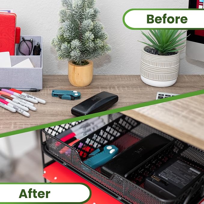 File Organizer that Attaches Under the Desk