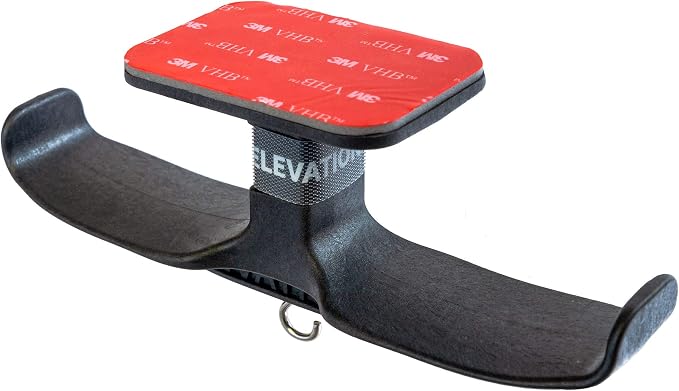 Elevation Lab The Anchor Pro (2-Pack) - Extra Strong Under-Desk Headphone Stand Mount with Built-in Cord Management