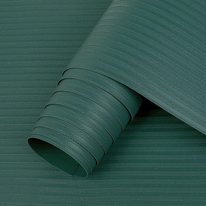 Shelf Liners Non Adhesive Kitchen Drawer Cabinet Liner, 11.8 x 157.5 inches Waterproof Durable Liners for Shelves Refrigerator Pantry Cupboard Protector Mat, Green
