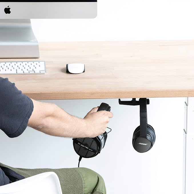 Elevation Lab The Anchor™ (2 Pack) - The Original Under-Desk Headphone Stand Mount Holder