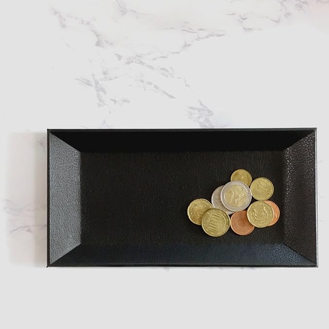 Jewelry Tray ADO-PL045, Navy | Accessory Organizer, Change Tray, Card Holder, Checkout Tray, Desk Organizer