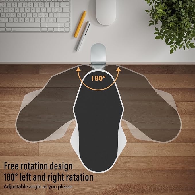 Ergonomic Arm/Elbow Rest for Desk, Foldable Rotating White | Foldable, Rotatable, Computer Desk, Office & Gaming Comfort
