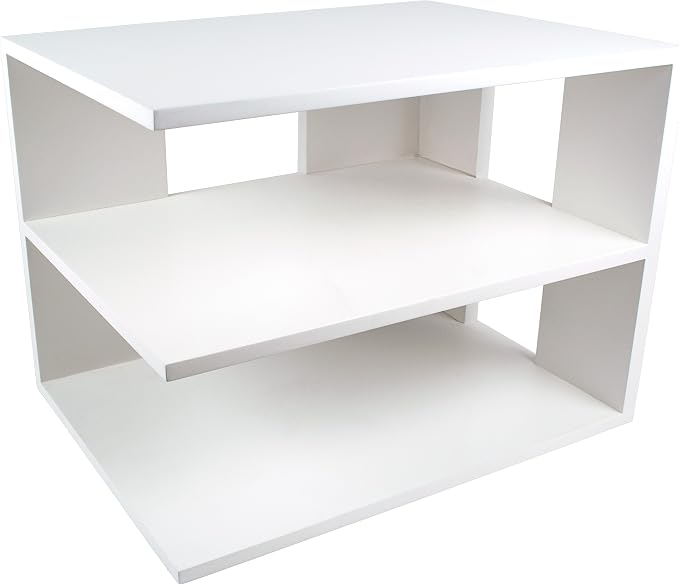 Victor W1120 Pure White Corner Shelf