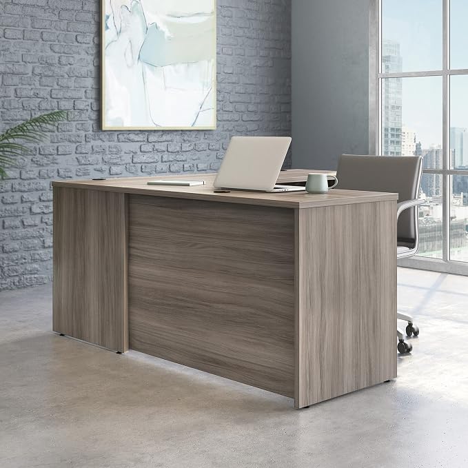 OfficeWorks by Sauder Affirm 45'' Commercial Return for Executive Desk, Hudson Elm