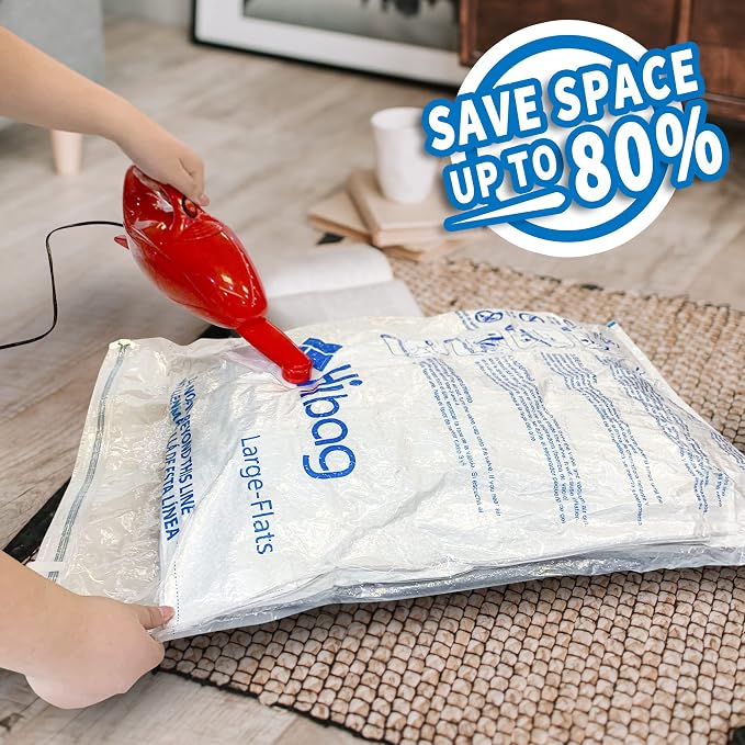 Vacuum Storage Bags, Space Saver Vacuum Seal Storage Bags 35-Pack Sealer Bags for Clothes, Clothing, Bedding, Comforter, Blanket (35C)