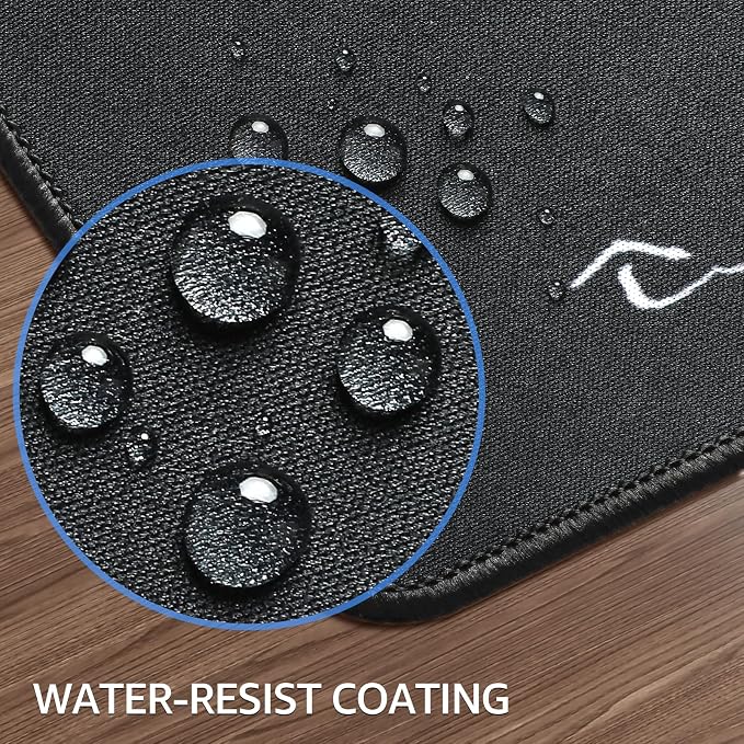 KTRIO Large Gaming Mouse Pad, Desk Mat, 31.5 x 15.7 in, Kanagawa Wave, XXL | Smooth Micro-Weave Surface, Artistic Pattern Design, Non-Slip Rubber Base, Durable Stitched Edges, Office & Home Use