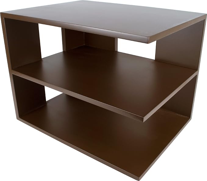 Victor Wood Corner Shelf, B1120 (Mocha Brown)