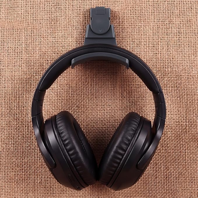 5 Set Fabric Wall Headphones Hook for Cubicle Organization Headset Stand for Desk Office Accessories Cubicle Decorations (Blue Series)