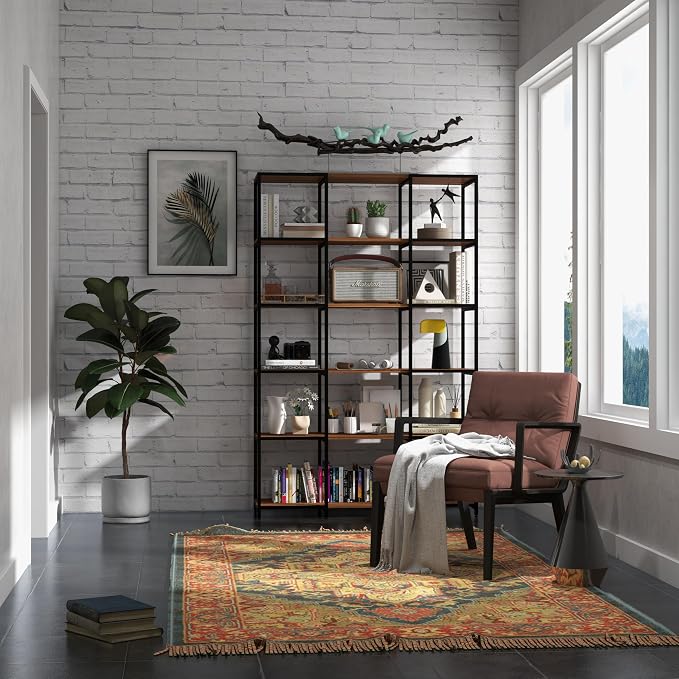 CB Home Square Narrow 6-Tier Shelving - Modular Shelving System Customizable with 30+ Free Combinations- Contract Grade Quality