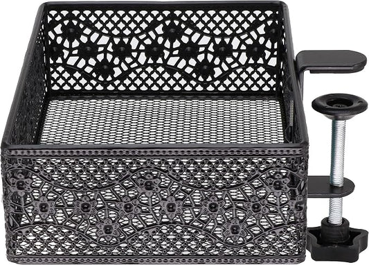 Clip-on Drawer organizers,desk organizer,can be clipped around the table to store small items (black)