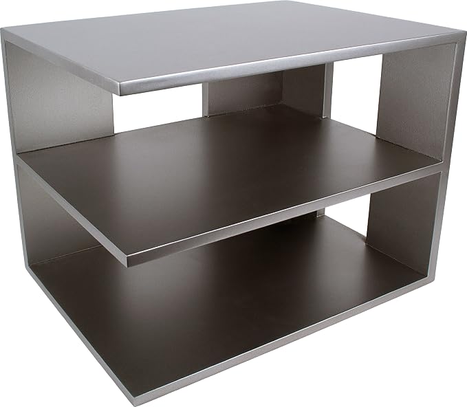 Victor Wood Corner Shelf, S1120 (Classic Silver)
