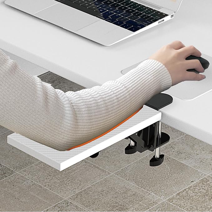 Computer arm Support Bracket, Suitable for Office desks, Sturdy Mouse arm Support, Computer Desk Extender, Suitable for Home and Office