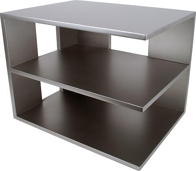 Victor Wood Corner Shelf, S1120 (Classic Silver)